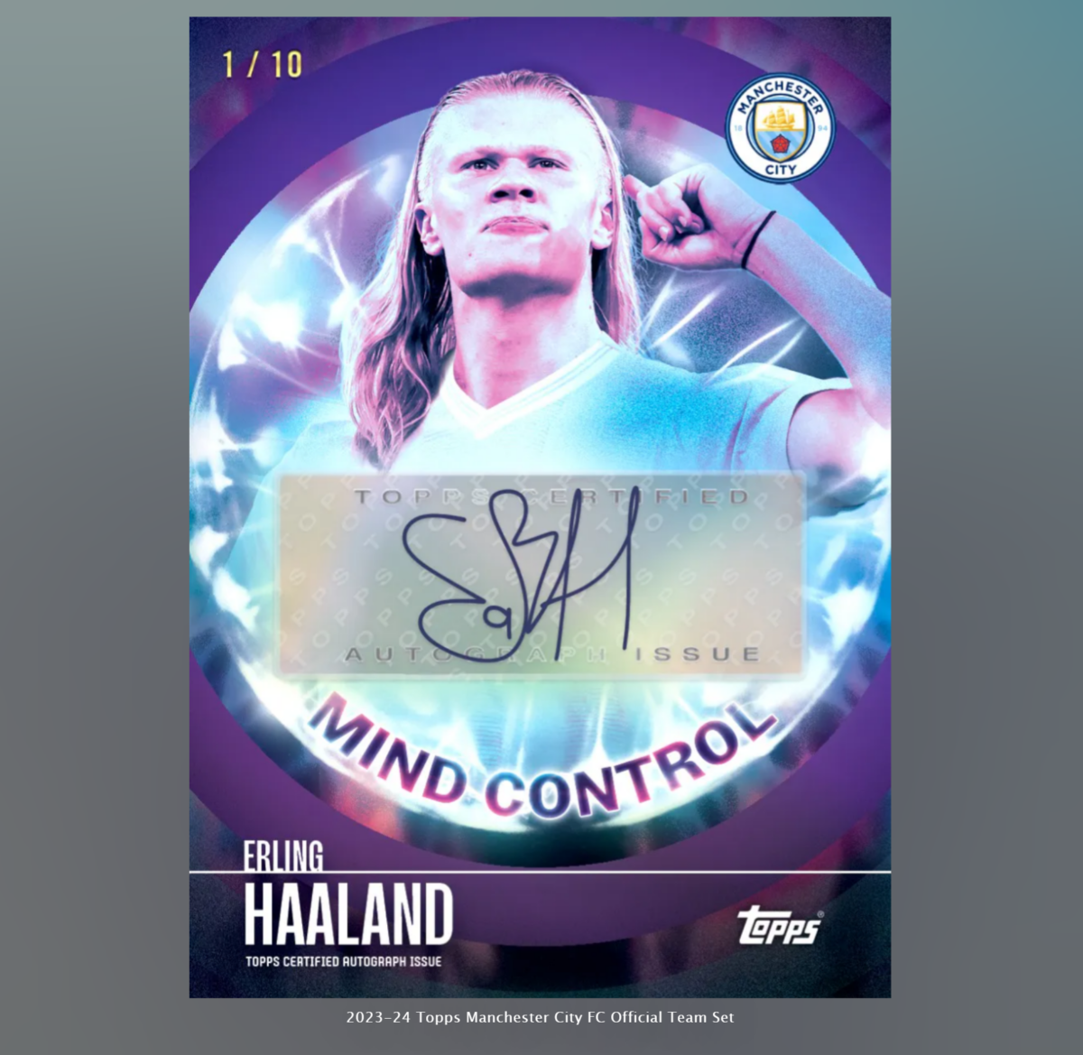「GOH’S」2023-24 TOPPS® Manchester City FC Team Set 曼城隊盒