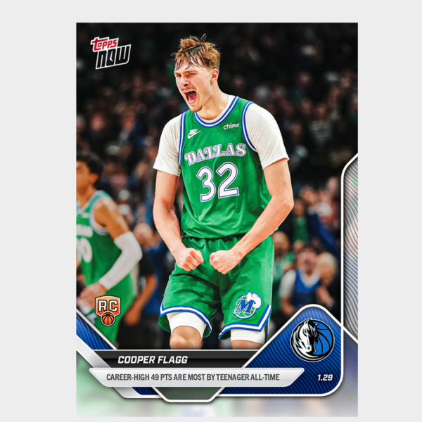 「GOH’S」Cooper Flagg - 2025-26 NBA Topps NOW® - Card 150 - PR: 30039