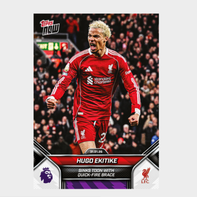 「GOH’S」Hugo Ekitike - 2025-26 Premier League Topps NOW® - Card 121 - PR: 906