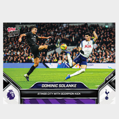 「GOH’S」Dominic Solanke - 2025-26 Premier League Topps NOW® - Card 125 - PR: 796