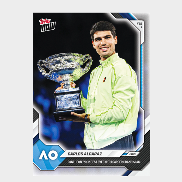「GOH’S」Carlos Alcaraz - 2026 Topps NOW® Tennis - Card 11 - PR: 10832