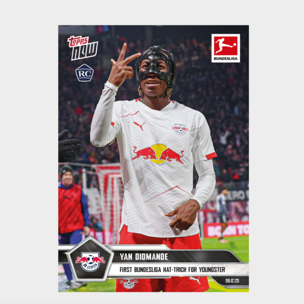「GOH’S」Yan Diomande - 2025-26 Bundesliga Topps NOW® - Card 76 - PR: 1629
