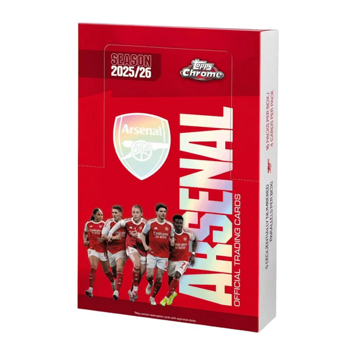 「GOH’S」2025-26 TOPPS® Chrome Arsenal - 阿森納Chrome隊盒