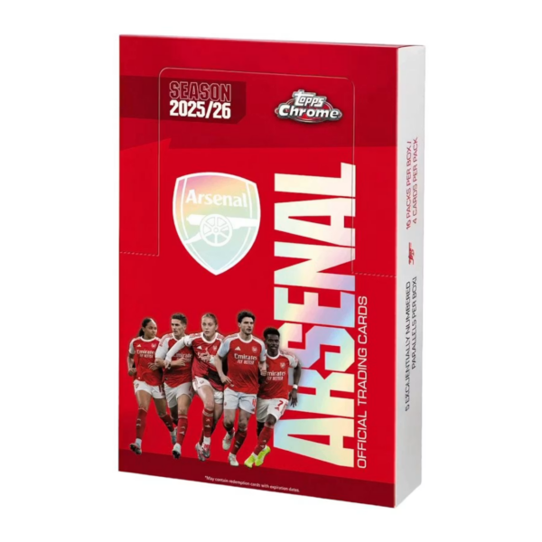 「GOH’S」2025-26 TOPPS® Chrome Arsenal - 阿森納Chrome隊盒