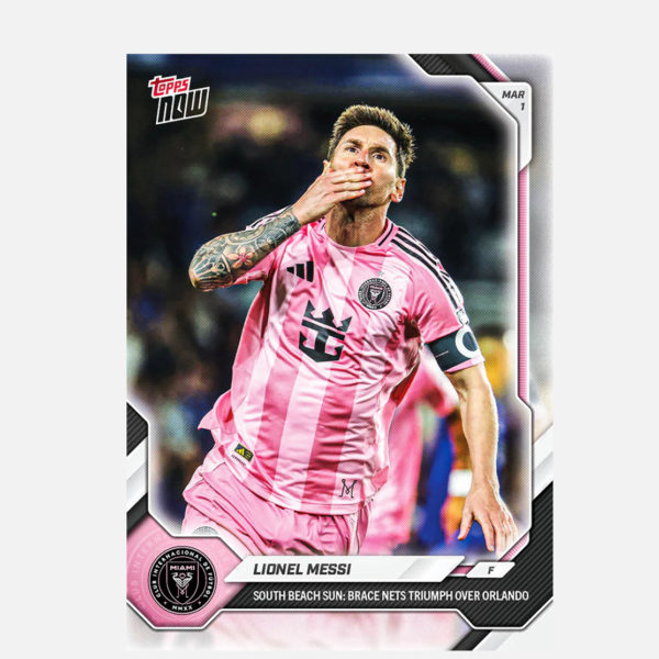 「GOH’S」Lionel Messi - 2026 MLS Topps NOW® - Card 7 - PR: 3900