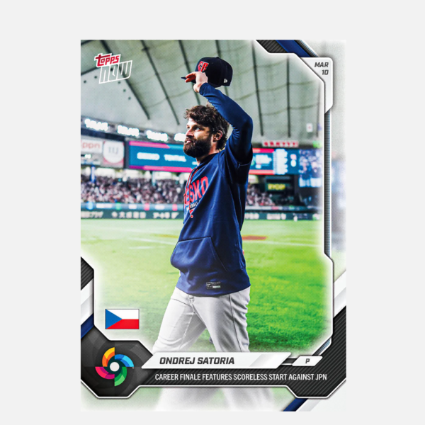 「GOH’S」Ondrej Satoria - 2026 World Baseball Classic Topps NOW® - Card 22 - PR: 4879