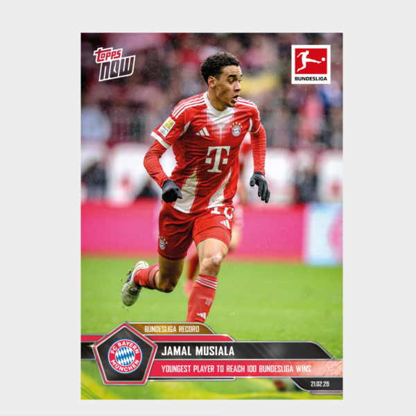 螢幕擷取畫面 2026-04-17 170916 「GOH’S」Jamal Musiala - 2025-26 Bundesliga Topps NOW® - Card 128 - PR: 760