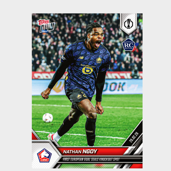 「GOH’S」Nathan Ngoy - 2025-26 UEL Topps NOW® - Card 21 - PR: 272