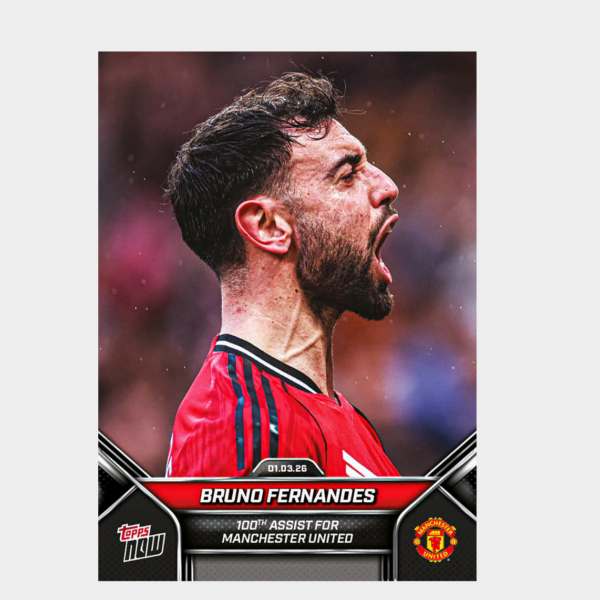螢幕擷取畫面 2026-04-30 010235 「GOH’S」Bruno Fernandes - 2026 Manchester United Topps NOW® - Card 1 - PR: 197