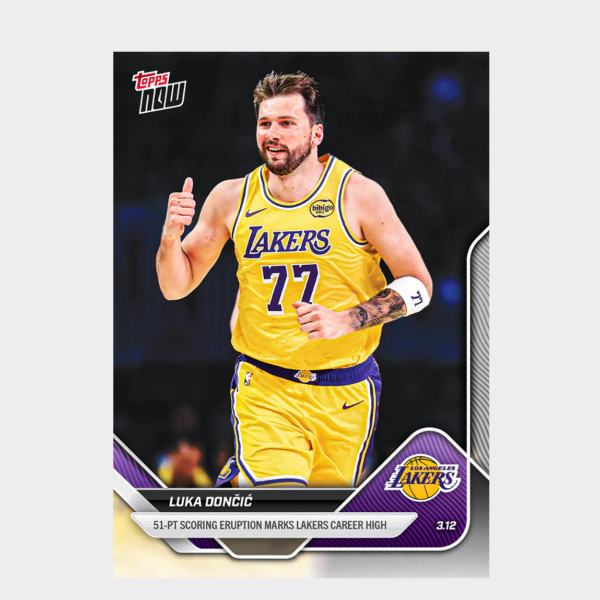 「GOH’S」Luka Dončić - 2025-26 NBA Topps NOW® - Card 204 - PR: 2309
