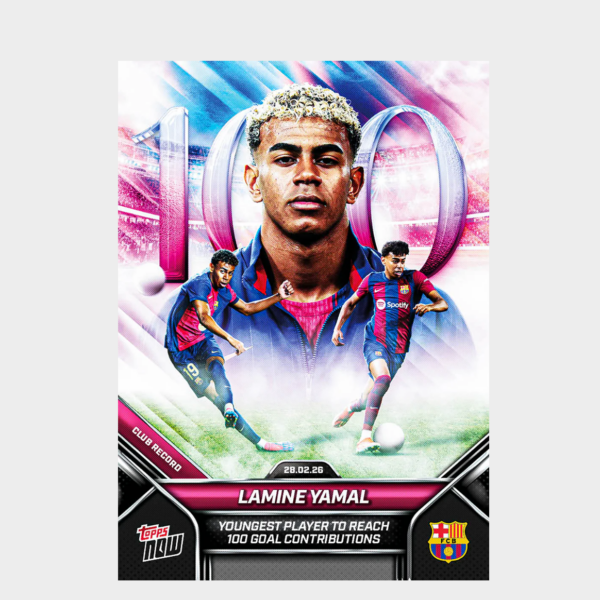 「GOH’S」Lamine Yamal - 2026 FC Barcelona Topps NOW® - Card 5 - PR: 28,970
