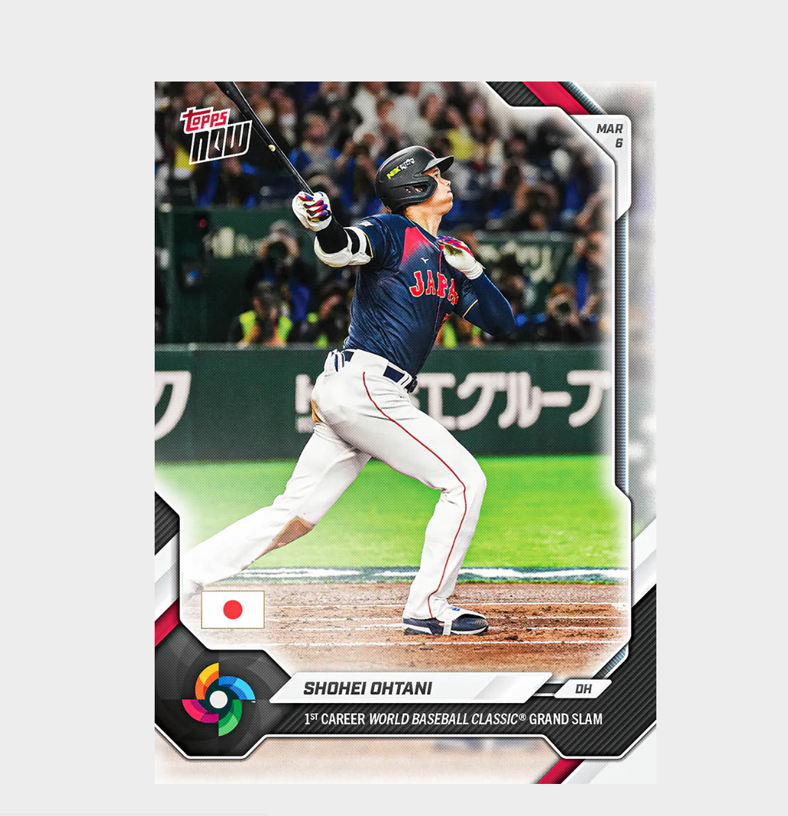 「GOH’S」Shohei Ohtani - 2026 World Baseball Classic Topps NOW® - Card 4 - PR: 132,078