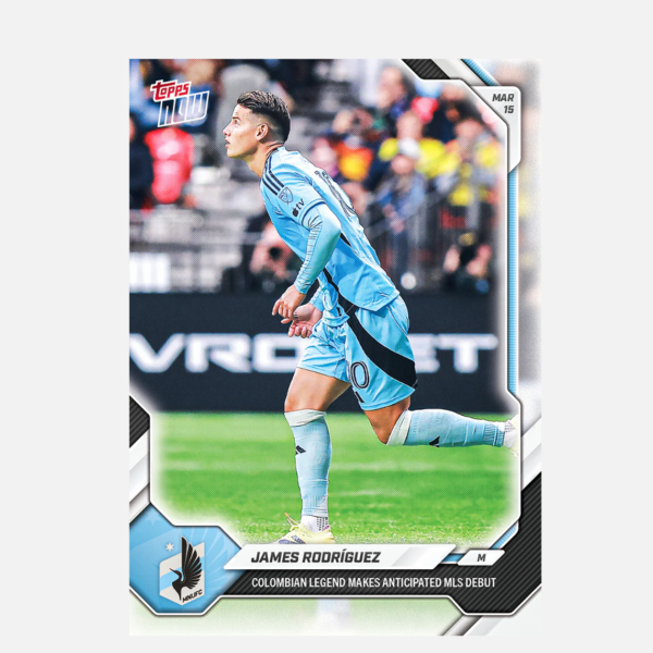 「GOH’S」James Rodríguez - 2026 MLS Topps NOW® - Card 15 - PR: 1196