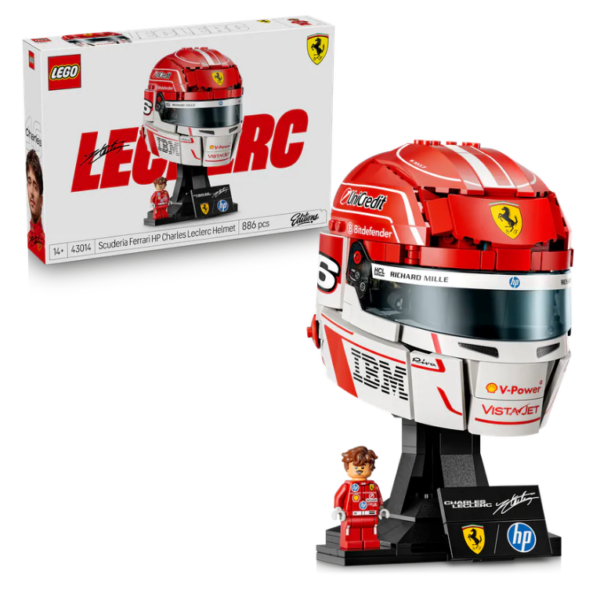「GOH’S」43014 Scuderia Ferrari HP Charles Leclerc 樂樂安全帽樂高