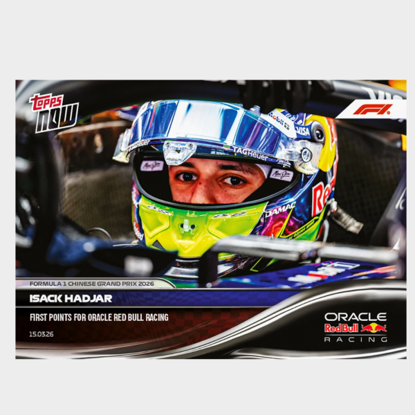 螢幕擷取畫面 2026-05-12 183055 「GOH’S」Isack Hadjar - 2026 Formula 1® Topps NOW® - Card 20 - PR: 1275