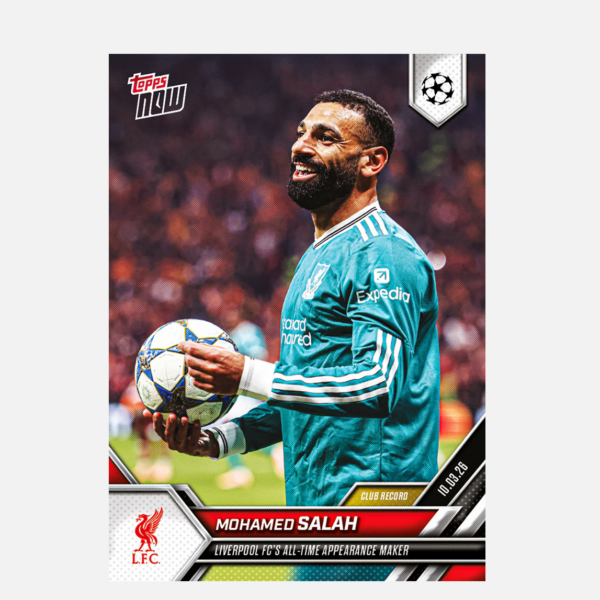 「GOH’S」Mohamed Salah - 2025-26 UCL Topps NOW® - Card 100 - PR: 1194
