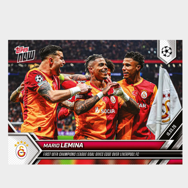 「GOH’S」Mario Lemina - 2025-26 UCL Topps NOW® - Card 101 - PR: 364