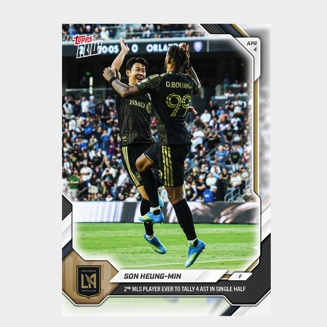 「GOH’S」Son Heung-Min - 2026 MLS Topps NOW® - Card 21 - PR: 650
