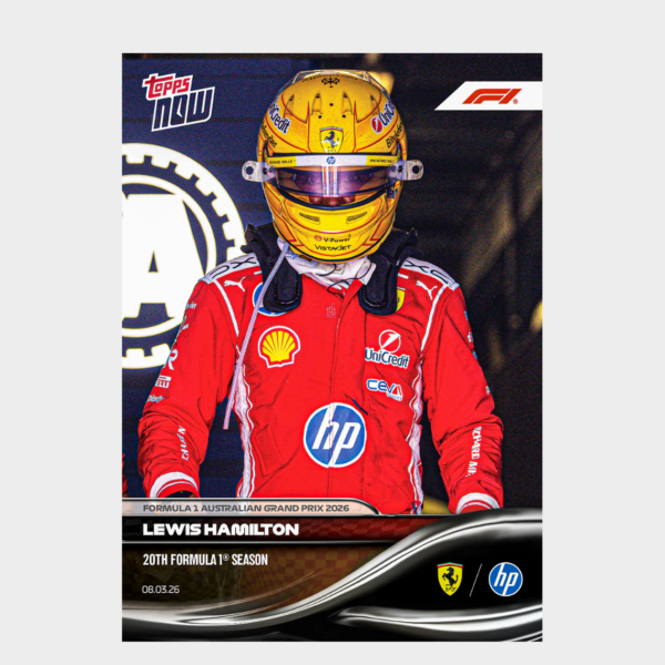 「GOH’S」Lewis Hamilton - 2026 Formula 1® Topps NOW® - Card 13 - PR: 6056