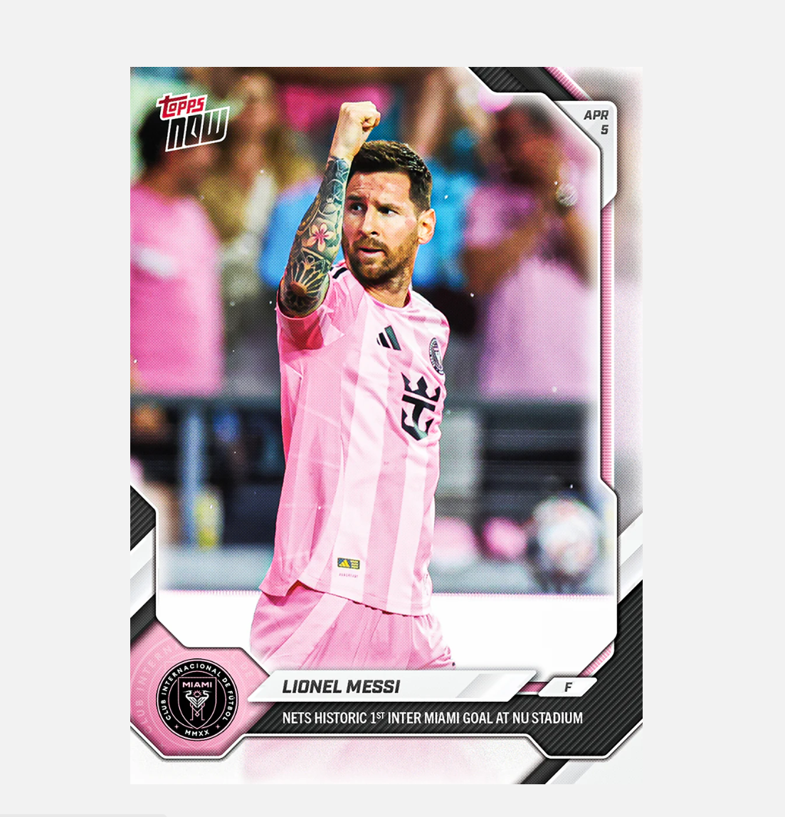 「GOH’S」Lionel Messi - 2026 MLS Topps NOW® - Card 23 - PR: 9149