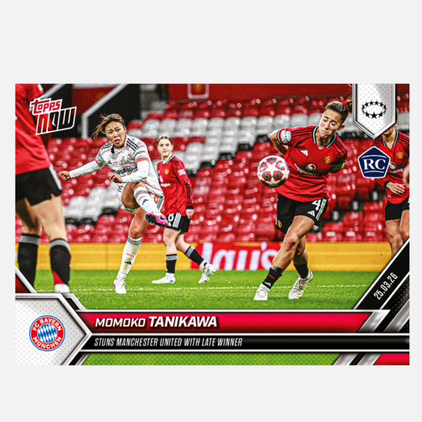 「GOH’S」Momoko Tanikawa - 2025-26 UWCL Topps NOW® - Card 25 - PR: 1027