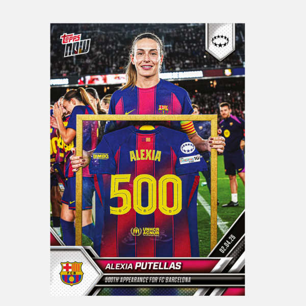 「GOH’S」Alexia Putellas - 2025-26 UWCL Topps NOW® - Card 26 - PR: 2080