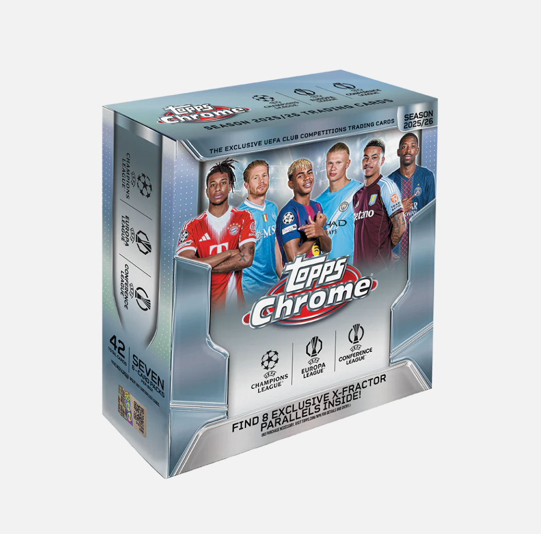 「GOH’S」2025-26 TOPPS Chrome UCC Mega Box - 歐戰Mega盒
