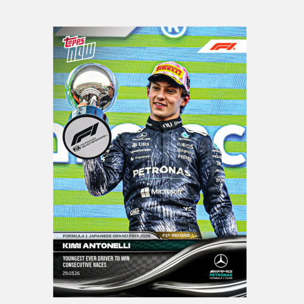 「GOH’S」Kimi Antonelli - 2026 Formula 1® Topps NOW® - Card 22 - PR: 18223