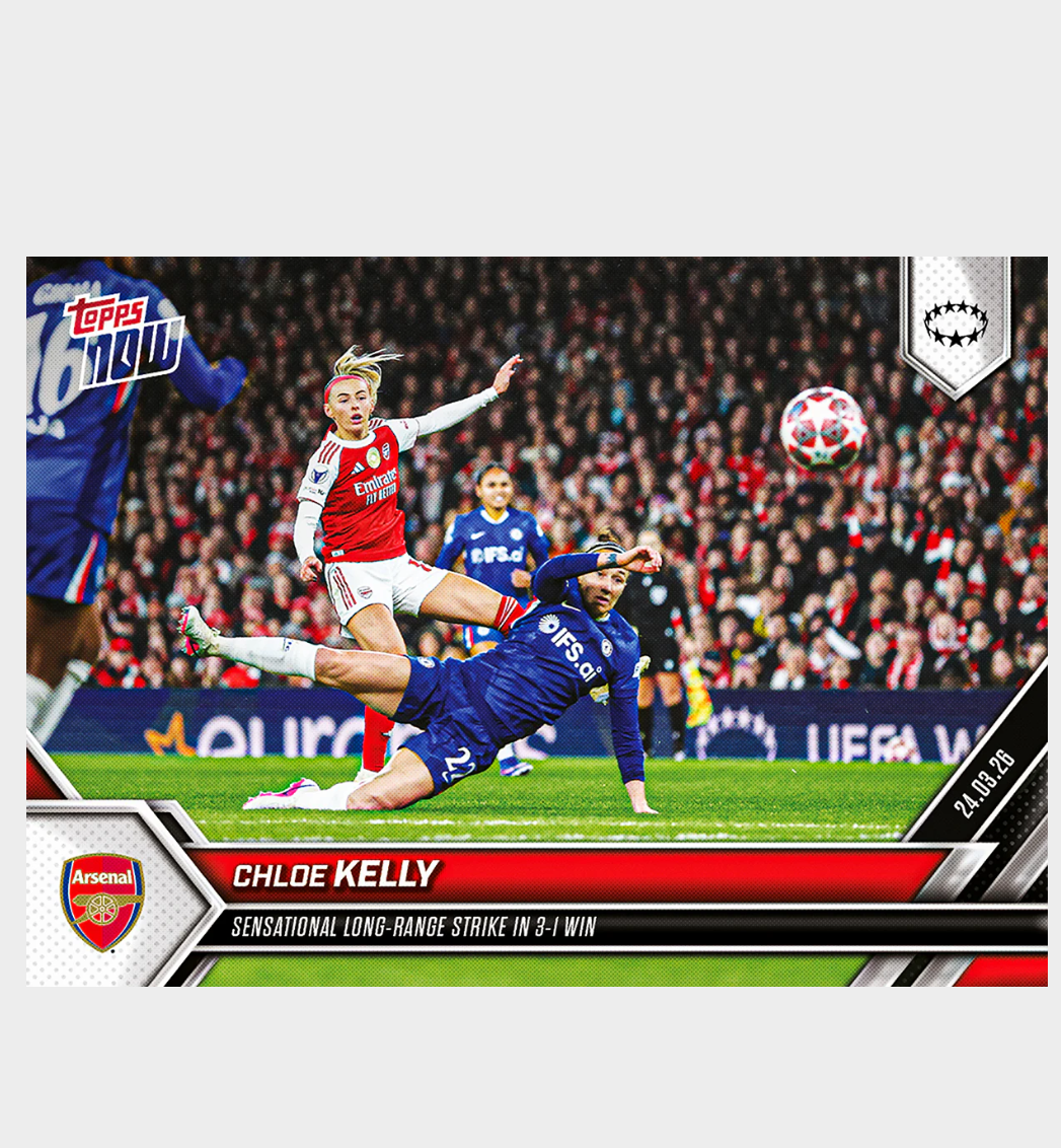 「GOH’S」Chloe Kelly - 2025-26 UWCL Topps NOW® - Card 23 - PR: 534