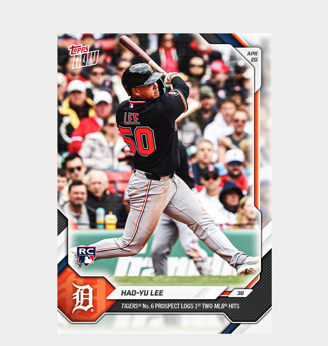 「GOH’S」Hao-Yu Lee - 2026 MLB Topps NOW® - Card 102 - PR: 6964
