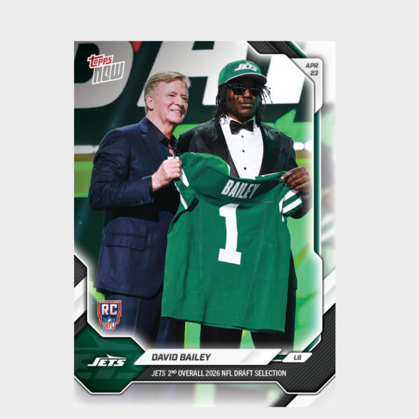 「GOH’S」David Bailey - 2026 NFL Topps NOW® - Card DBAI - PR: 3929