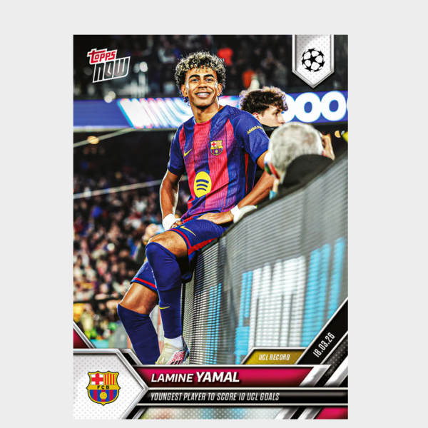 「GOH’S」Lamine Yamal - 2025-26 UCL Topps NOW® - Card 112 - PR: 10135
