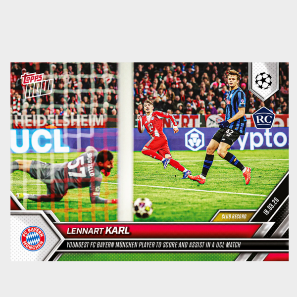 「GOH’S」Lennart Karl - 2025-26 UCL Topps NOW® - Card 111 - PR: 2646