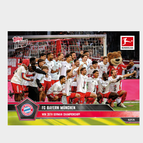 「GOH’S」FC Bayern München - 2025-26 Bundesliga Topps NOW® - Card 177 - PR: 1746