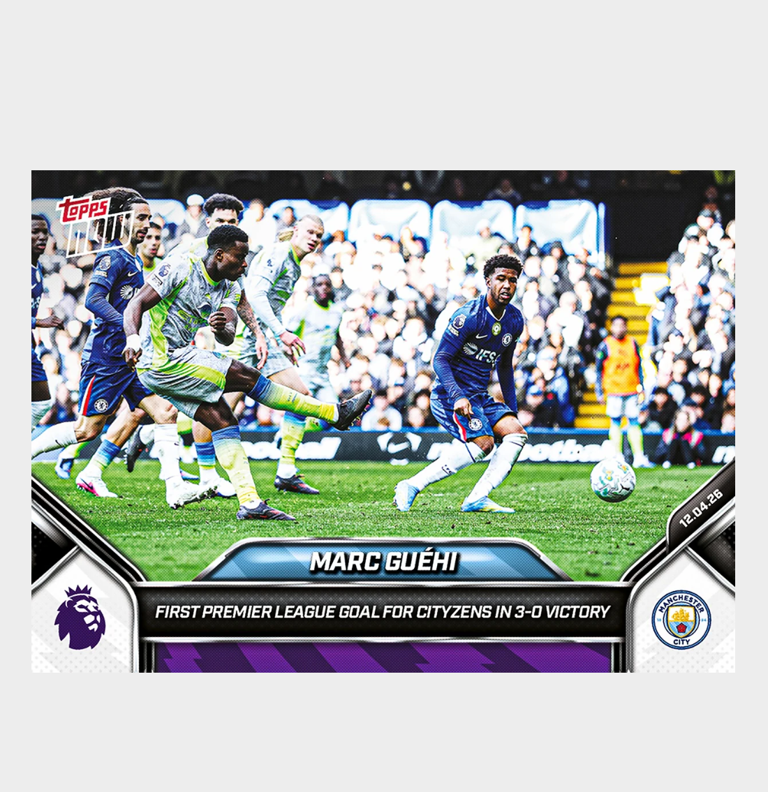 「GOH’S」Marc Guéhi - 2025-26 Premier League Topps NOW® - Card 170 - PR: 278
