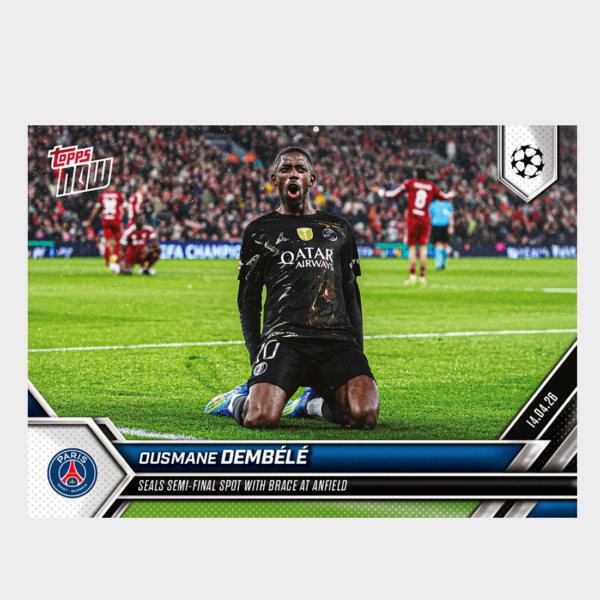 「GOH’S」Ousmane Dembélé - 2025-26 UCL Topps NOW® - Card 121 - PR: 538