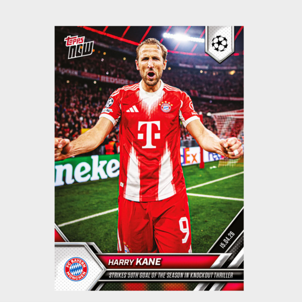 「GOH’S」Harry Kane - 2025-26 UCL Topps NOW® - Card 124 - PR: 1133