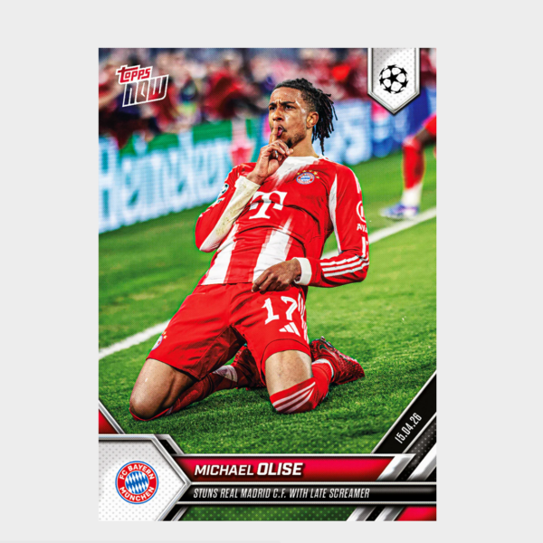 「GOH’S」Michael Olise - 2025-26 UCL Topps NOW® - Card 125 - PR: 2784
