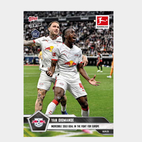「GOH’S」Yan Diomande - 2025-26 Bundesliga Topps NOW® - Card 174 - PR: 2058