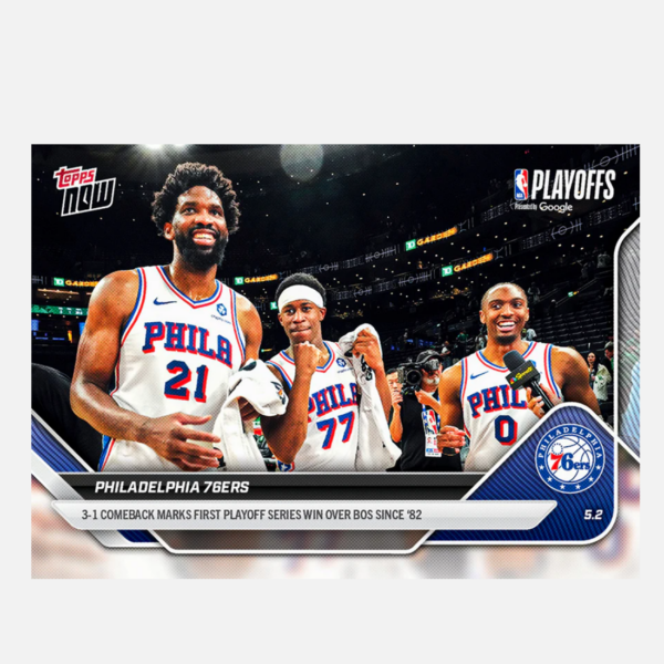 「GOH’S」Philadelphia 76ers - 2025-26 NBA Topps NOW® - Card 290 - PR: 1568