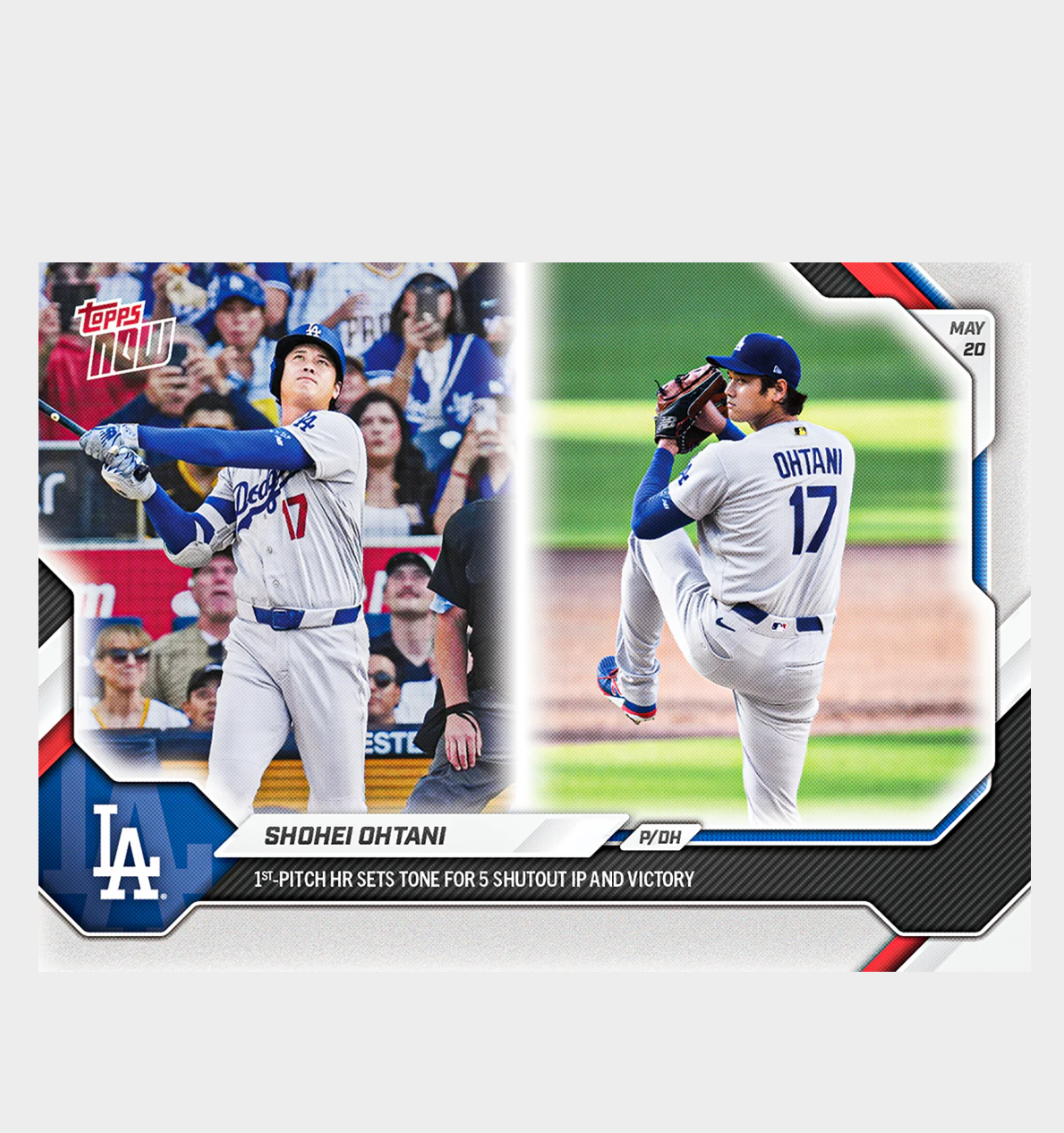 「GOH’S」Shohei Ohtani - 2026 MLB Topps NOW® - Card 226 - PR: 27284