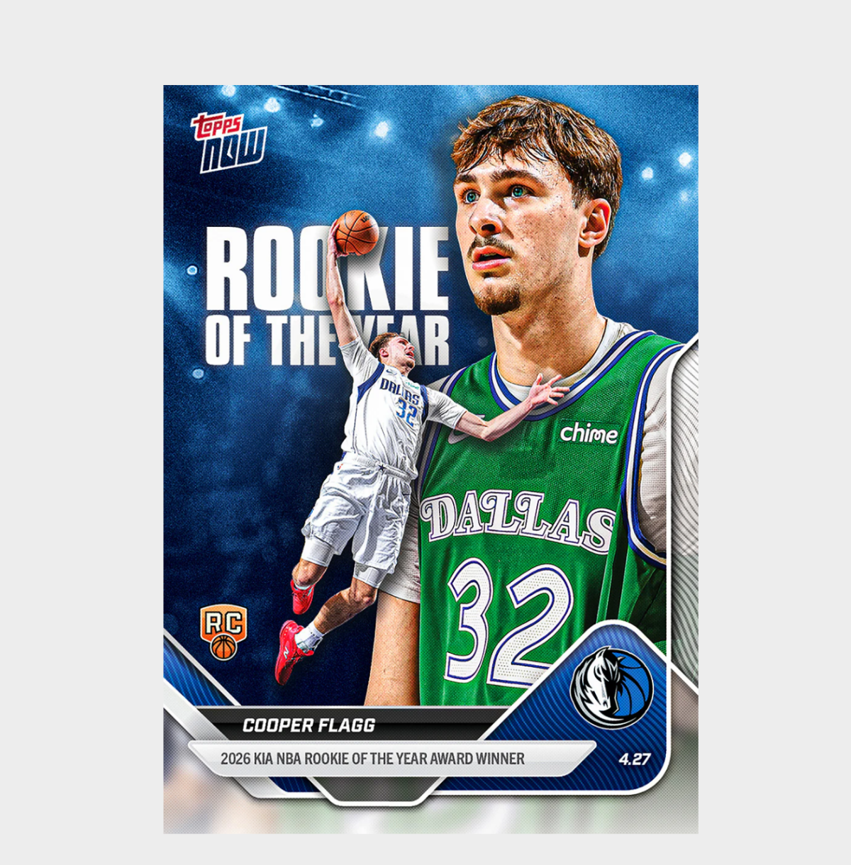 「GOH’S」Cooper Flagg - 2025-26 NBA Topps NOW® - Card ROTY - PR: 208,735