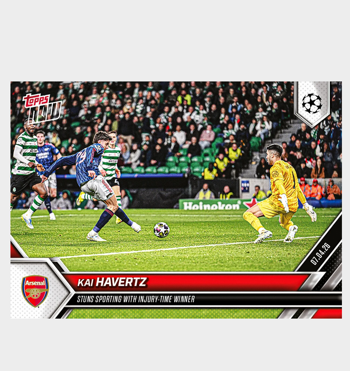 「GOH’S」Kai Havertz - 2025-26 UCL Topps NOW® - Card 117 - PR: 881