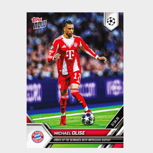 「GOH’S」Michael Olise - 2025-26 UCL Topps NOW® - Card 118 - PR: 1414