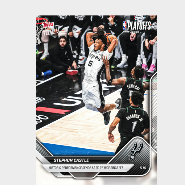 「GOH’S」Stephon Castle - 2025-26 NBA Topps NOW® - Card 312 - PR: 4582