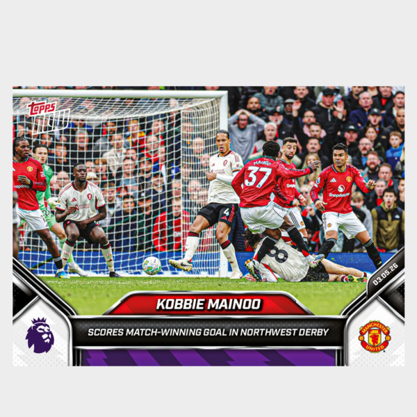 「GOH’S」Kobbie Mainoo - 2025-26 Premier League Topps NOW® - Card 186 - PR: 1801
