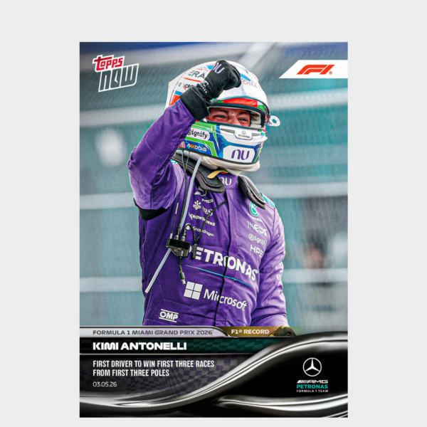 「GOH’S」Kimi Antonelli - 2026 Formula 1® Topps NOW® - Card 25 - PR: 15669