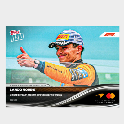 「GOH’S」Lando Norris - 2026 Formula 1® Topps NOW® - Card 26 - PR: 2338