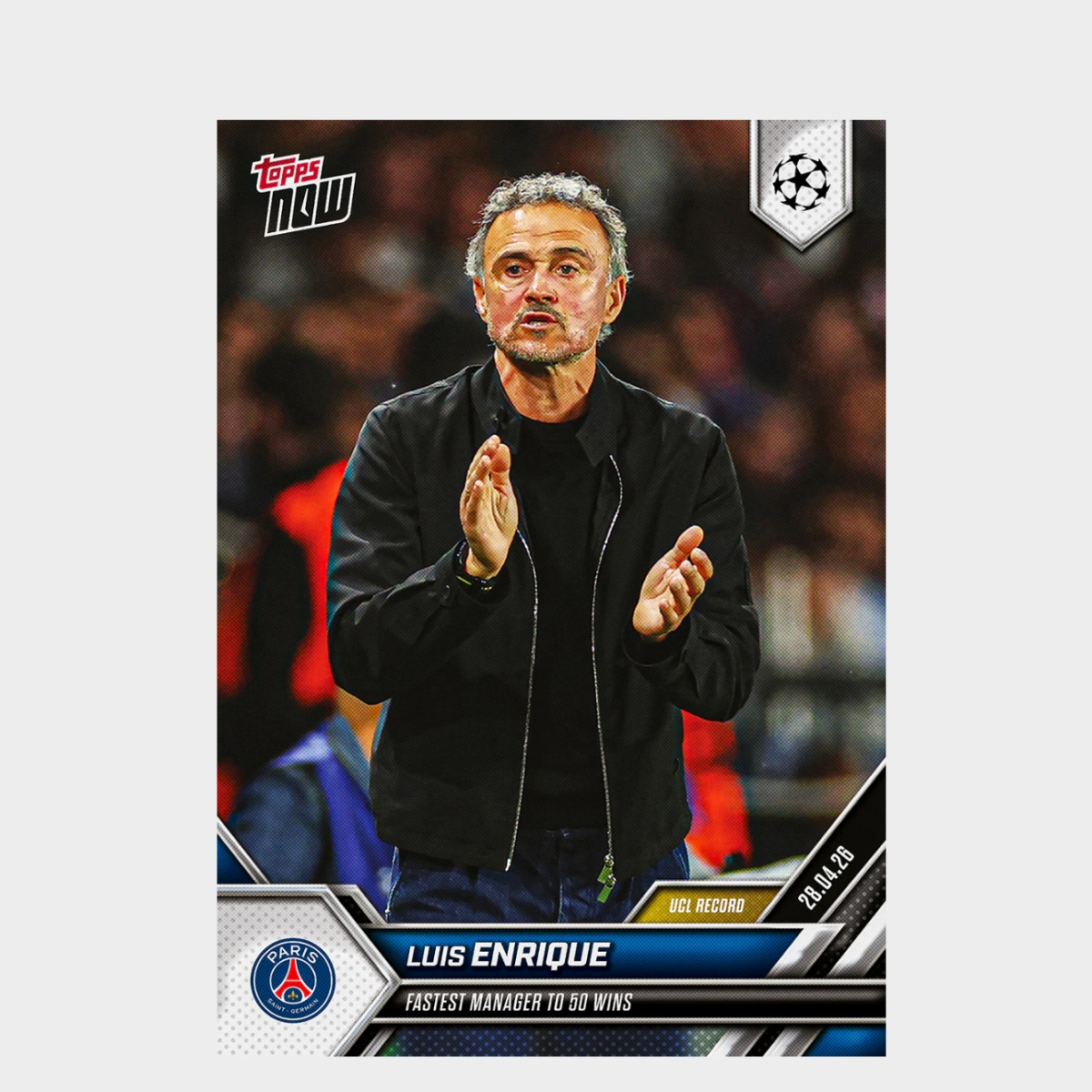 「GOH’S」Luis Enrique - 2025-26 UCL Topps NOW® - Card 126 - PR: 447