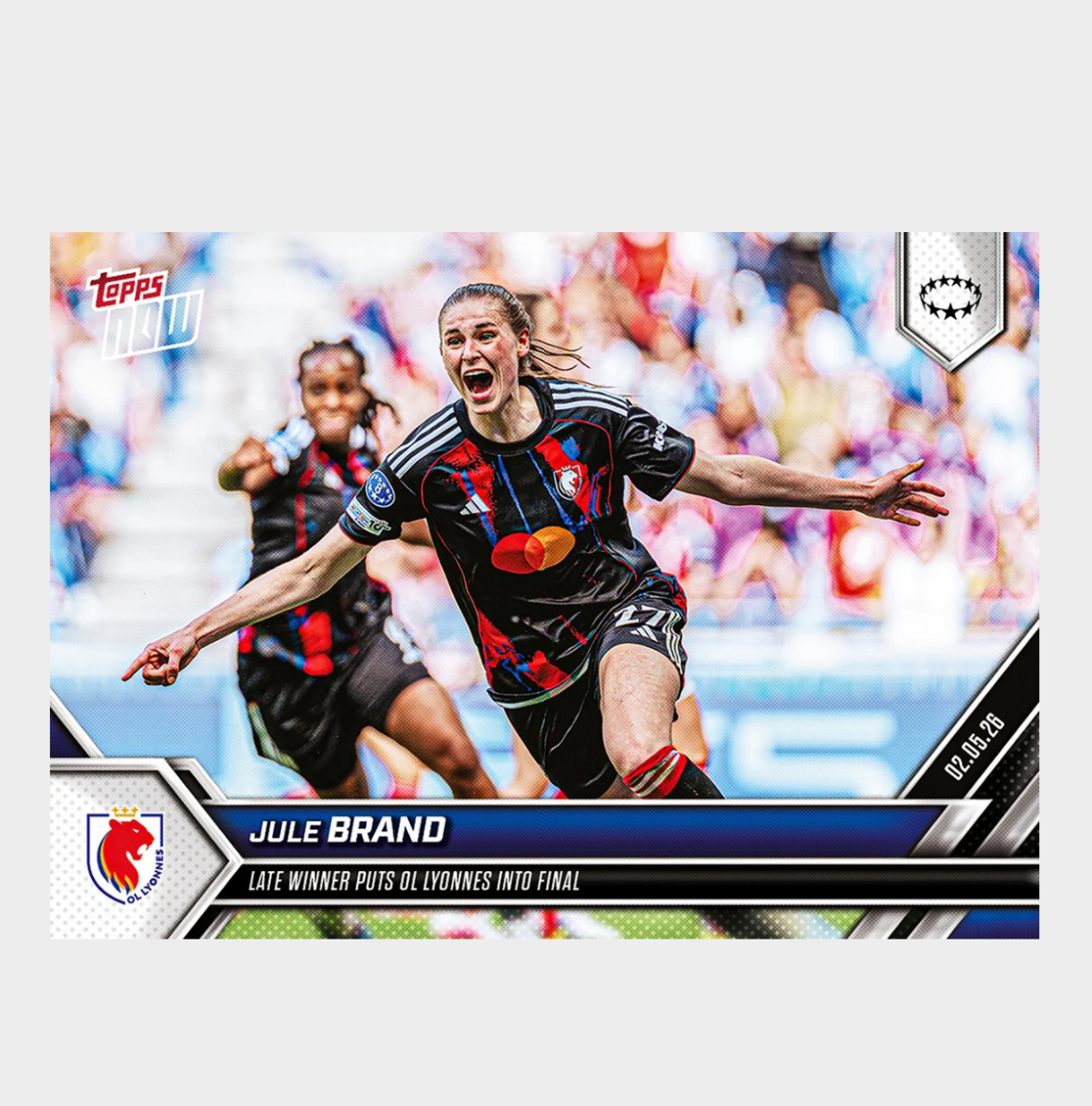 「GOH’S」Jule Brand - 2025-26 UWCL Topps NOW® - Card 28 - PR: 615